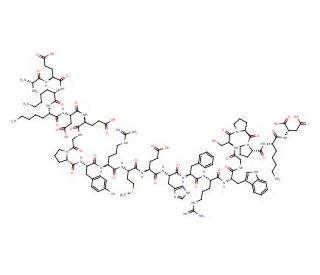 β-Melanocyte stimulating hormone, human (CAS 17908-57-5) - chemical structure image