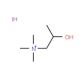 beta-Methylcholine Iodide (CAS 60154-19-0) - chemical structure image