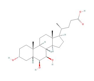 β-Muricholic Acid (CAS 2393-59-1) - chemical structure image