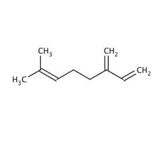 &beta;-Myrcene (CAS 123-35-3) - chemical structure image