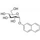 β-Naphthyl α-D-Glucopyranoside (CAS 25320-79-0) - chemical structure image