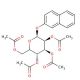 β-Naphthyl β-D-Glucopyranoside Tetraacetate (CAS 14581-89-6) - chemical structure image