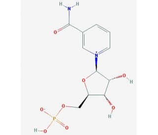 &beta;-Nicotinamide mononucleotide (CAS 1094-61-7) - chemical structure image