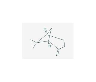 (&plus;)-&beta;-Pinene (CAS 19902-08-0) - chemical structure image