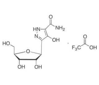 &beta;-Pyrazofurin Trifluoroacetic Acid Salt (CAS 30868-30-5) - chemical structure image