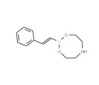 &beta;-Styrylboronic acid diethanolamine ester (CAS 411222-52-1) - chemical structure image