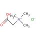 Betaine hydrochloride (CAS 590-46-5) - chemical structure image