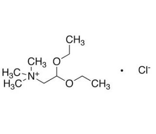 Betainealdehyde Diethylacetal Chloride (CAS 110675-66-6) - chemical structure image