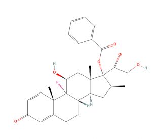 Betamethasone 17-Benzoate (CAS 22298-29-9) - chemical structure image