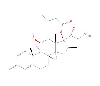 Betamethasone 17-Butyrate (CAS 5534-14-5) - chemical structure image