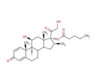 Betamethasone Valerate (CAS 2152-44-5) - chemical structure image