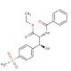(βS)-N-Benzoyl-β-hydroxy-4-(methylsulfonyl)-D-phenylalanine Ethyl Ester (CAS 139164-32-2) - chemical structure image