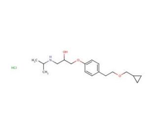 Betaxolol hydrochloride (CAS 63659-19-8) - chemical structure image