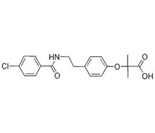 Bezafibrate (CAS 41859-67-0) - chemical structure image