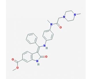 BIBF1120 (CAS 656247-17-5) - chemical structure image