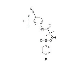 Bicalutamide (CAS 90357-06-5) - chemical structure image