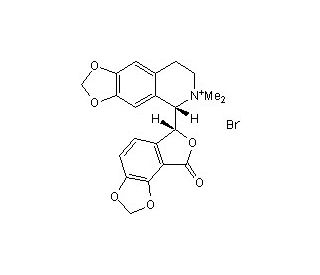 (&minus;)-Bicuculline methobromide (CAS 73604-30-5) - chemical structure image