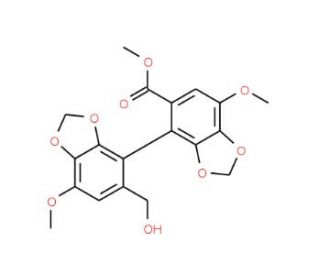 Bicyclol (CAS 118159-48-1) - chemical structure image
