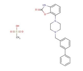 Bifeprunox Mesylate (CAS 350992-13-1) - chemical structure image