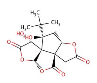 Bilobalide (CAS 33570-04-6) - chemical structure image