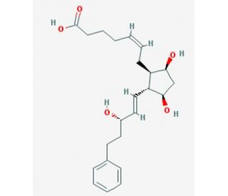 Bimatoprost, free acid (CAS 38344-08-0) - chemical structure image