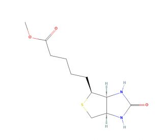 (&plus;)-Biotin Methyl Ester (CAS 608-16-2) - chemical structure image