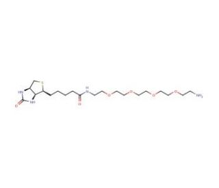 Biotin-PEG4-Amine (CAS 663171-32-2) - chemical structure image