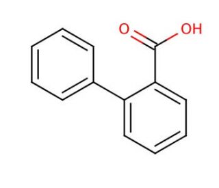 Biphenyl-2-carboxylic acid (CAS 947-84-2) - chemical structure image