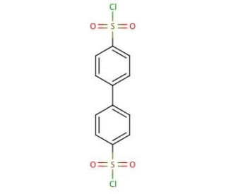 Biphenyl-4,4&prime;-disulfonyl chloride (CAS 3406-84-6) - chemical structure image