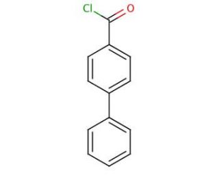 Biphenyl-4-carbonyl chloride (CAS 14002-51-8) - chemical structure image