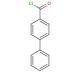 Biphenyl-4-carbonyl chloride (CAS 14002-51-8) - chemical structure image