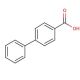 Biphenyl-4-carboxylic acid (CAS 92-92-2) - chemical structure image