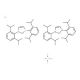 Bis(1,3-bis(2,6-diisopropylphenyl)imidazol-2-ylidene)copper(I) tetrafluoroborate (CAS 886061-48-9) - chemical structure image