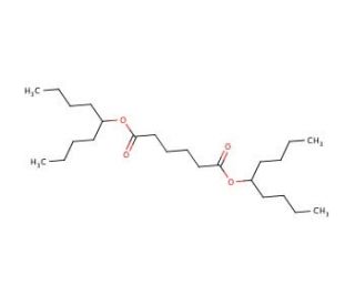 Bis(1-butylpentyl) adipate (CAS 77916-77-9) - chemical structure image