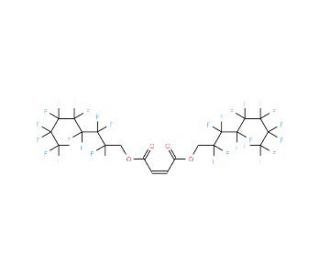 Bis(1H,1H-perfluorooctyl)fumarate (CAS 24120-18-1) - chemical structure image