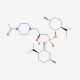 Bis[(1R,2S,5R)-2-isopropyl-5-methylcyclohexyl] [(2S)-3-(4-acetylpiperazin-1-yl)-2-hydroxypropyl]phosphonate - chemical struct