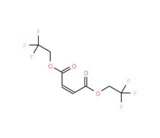 Bis(2,2,2-trifluoroethyl) (2Z)-but-2-ene-1,4-dioate, Maleic acid bis(2,2,2-trifluoroethyl)ester (CAS 352-28-3) - chemical str