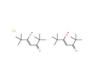 Bis(2,2,6,6-tetramethyl-3,5-heptanedionato)calcium (CAS 118448-18-3) - chemical structure image