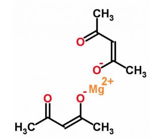 Bis(2,4-pentanedionato)magnesium(II) - chemical structure image
