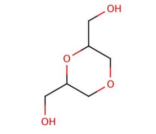 Bis(2,6-hydroxymethyl)dioxane(Mixture of Diastereomers) (CAS 54120-69-3) - chemical structure image