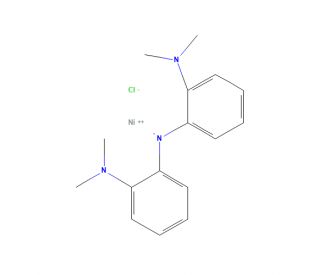 Bis[(2-dimethylamino)phenyl]amine Nickel(II) Chloride (CAS 1033772-47-2) - chemical structure image