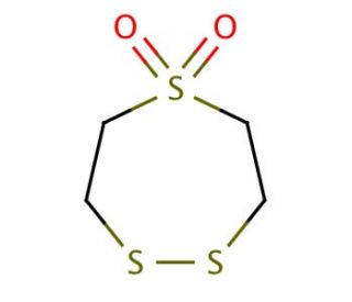 Bis(2-mercaptoethyl) sulfone Disulfide (CAS 145626-93-3) - chemical structure image