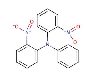 Bis-(2-nitrophenyl)phenylamine (CAS 127074-39-9) - chemical structure image