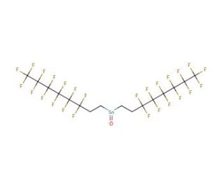 Bis(3,3,4,4,5,5,6,6,7,7,8,8,8-tridecafluorooctyl)tin oxide (CAS 324063-66-3) - chemical structure image