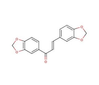 Bis(3,4-methylenedioxy)chalcone (CAS 76530-89-7) - chemical structure image