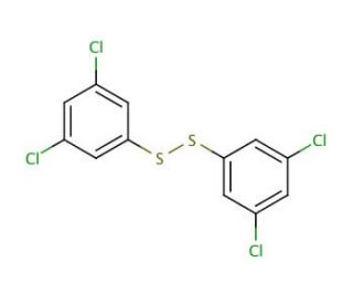 Bis(3,5-dichlorophenyl) disulfide (CAS 137897-99-5) - chemical structure image
