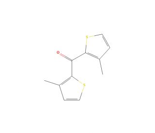 Bis(3-methylthien-2-yl)methanone (CAS 30717-55-6) - chemical structure image