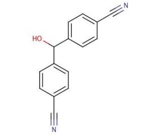 Bis(4-cyanophenyl)methanol (CAS 134521-16-7) - chemical structure image