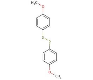 Bis(4-methoxyphenyl) disulfide (CAS 5335-87-5) - chemical structure image