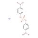 Bis(4-nitrophenyl)phosphate, sodium salt (CAS 4043-96-3) - chemical structure image